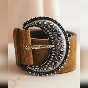 Sezane Louve belt in Taupe